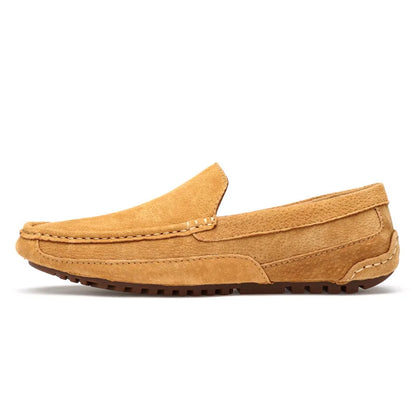 Suede Leather Man Loafers - Suitable Collection
