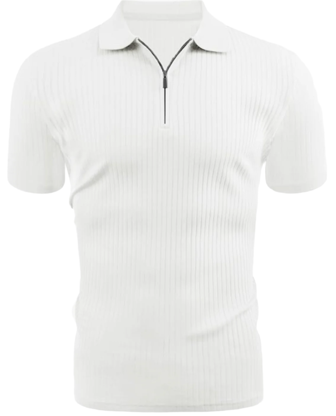 Men's Stylish Zipper Polo Shirt