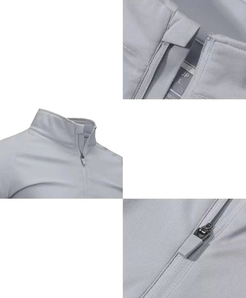 Men's Quick Dri Quarter-Zip Pull Over