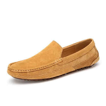 Suede Leather Man Loafers - Suitable Collection