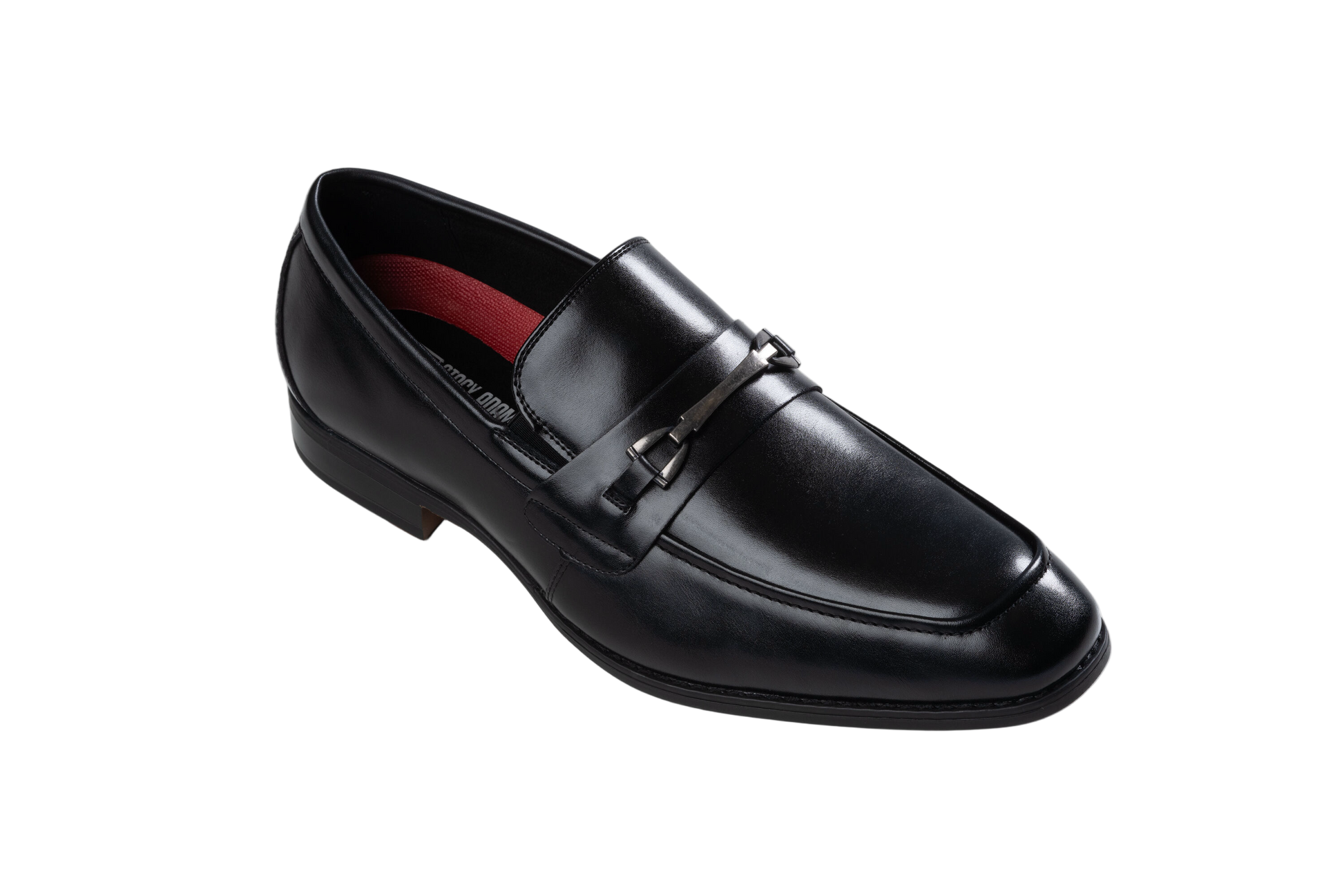 Stacy Adams Black Slip-On Loafer Dress Shoe.