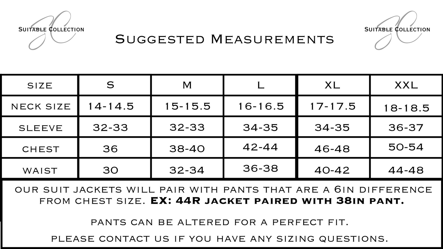 Suggested Size Chart