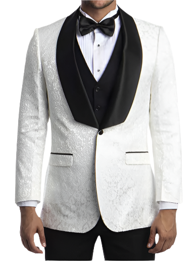 White Satin Tuxedo