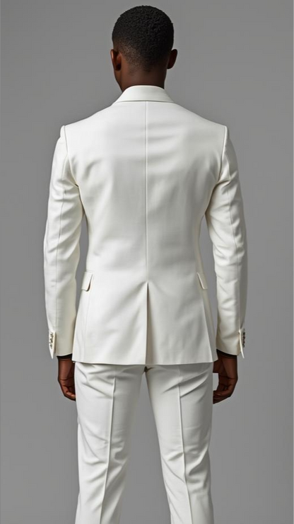 Signature Custom White Suit.