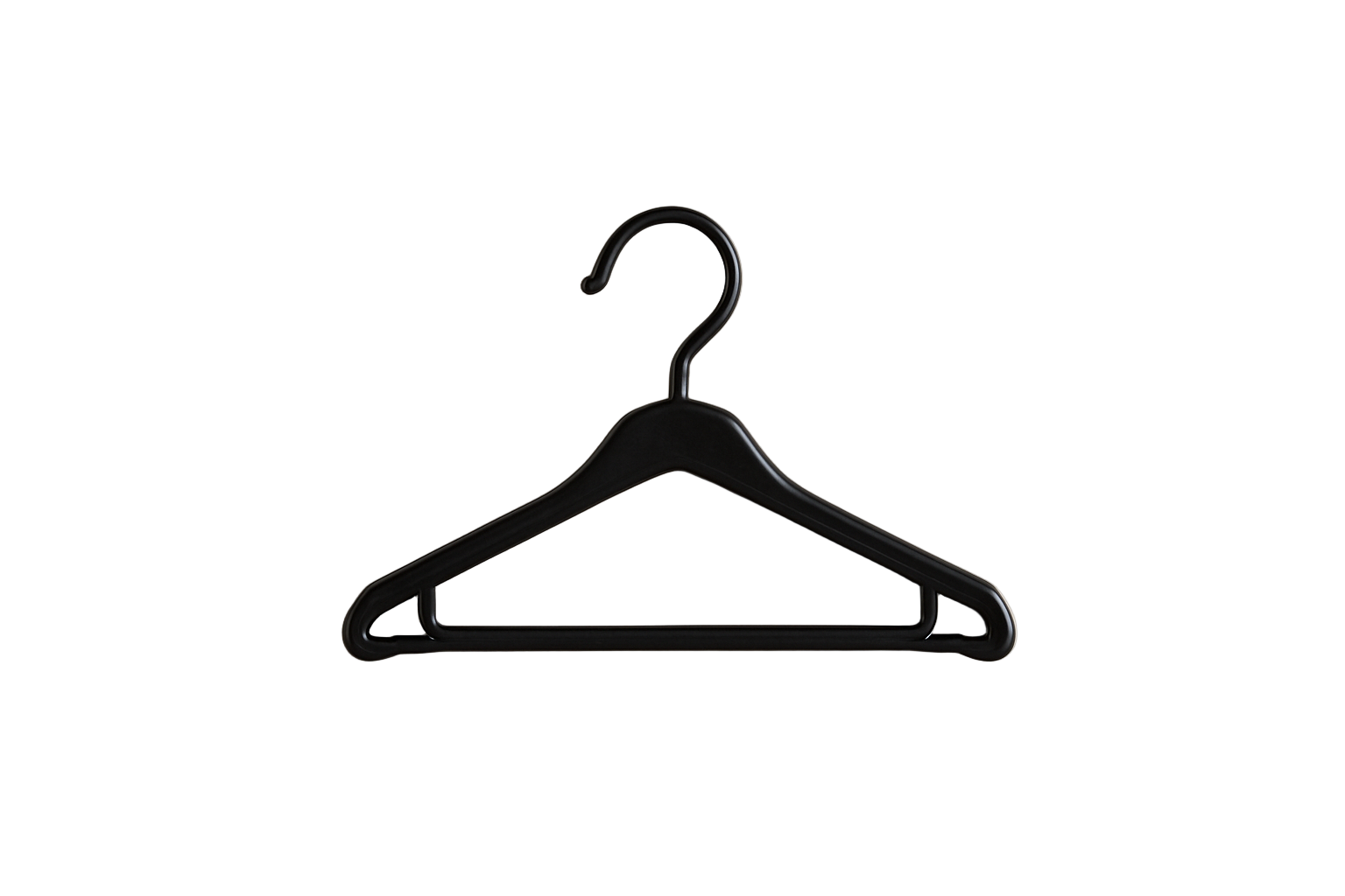 black hanger for at home try on