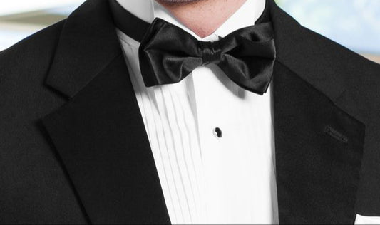 classic black bow tie rental