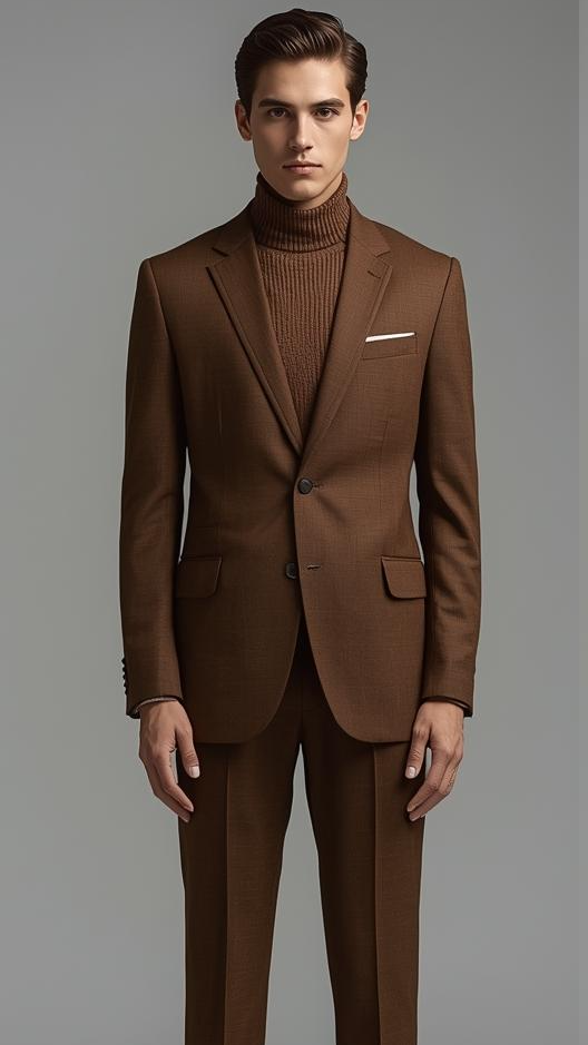 Signature Custom Brown Suit.