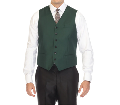 green suit vest