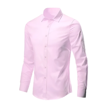 mens pink slim fit dress shirt