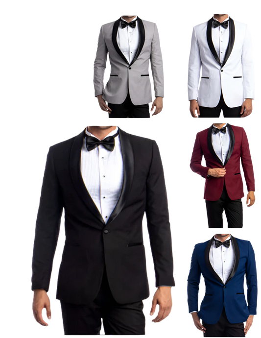 multiple color tuxedos