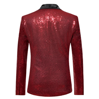 red sequin tuxedo jacket 2