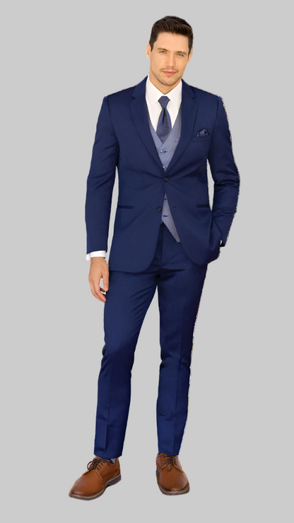 Michael Kors Blue Performance Wedding Suit Rental